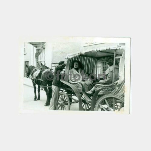 1960 Büyükada Fayton Kadın Fotoğraf