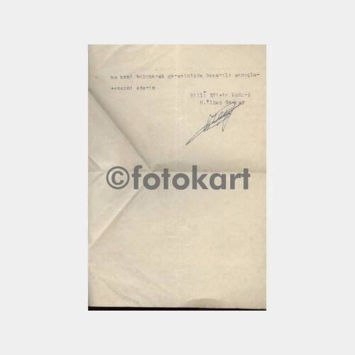 1948 Milli Eğitim M. İlhan Görkay Mektubu - Görsel 2