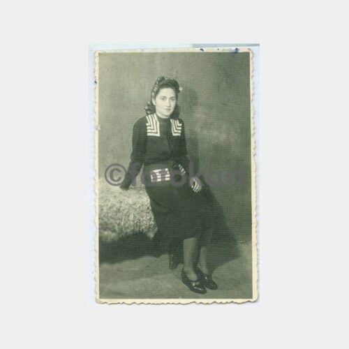 1935 Genç Kadın Stüdyo Fotoğraf