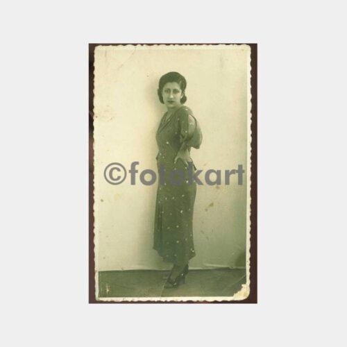 1933 Kadın Görünüş Stüdyo Fotoğraf