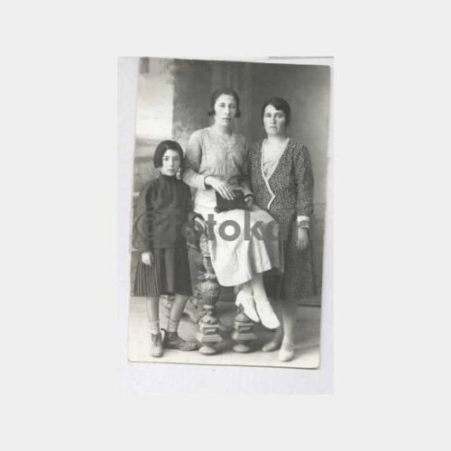 1930 Kadınlar Görünüş Stüdyo Fotoğraf