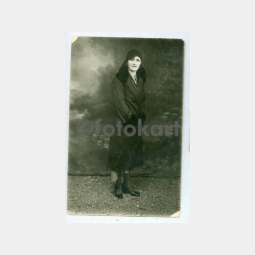 1928 Kadın Görünüş Stüdyo Fotoğraf