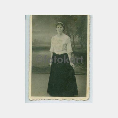 1930 Kadın Görünüş Stüdyo Fotoğraf