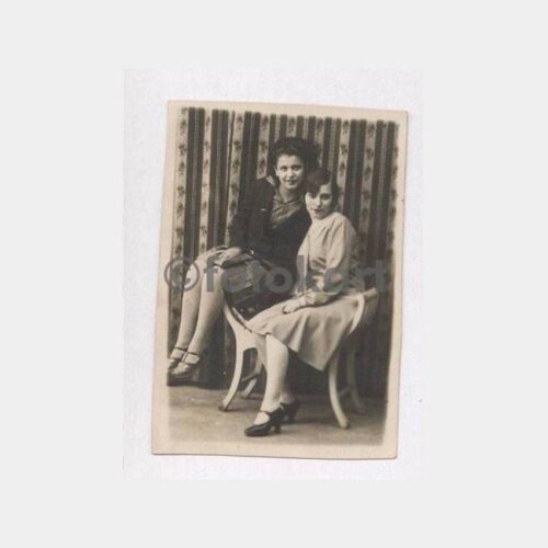 1930 Foto Stüdyo Kadınlar Görünüş Fotoğraf