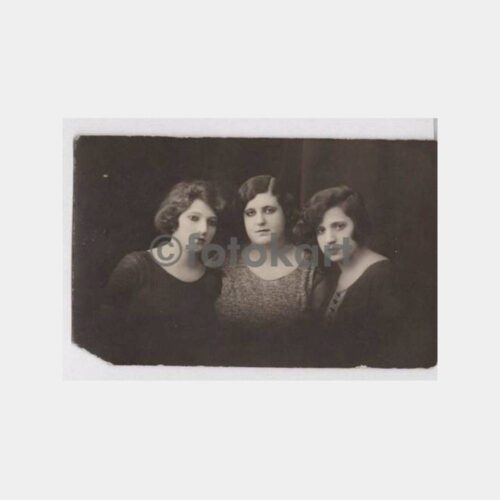1930 Üç Kadın Stüdyo Fotoğraf