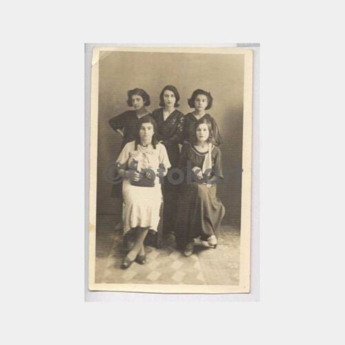 1930 Kadınlar Grup Stüdyo Fotoğraf