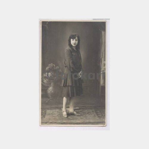 1930 Kadın Arka Plan-Stüdyo Fotoğraf
