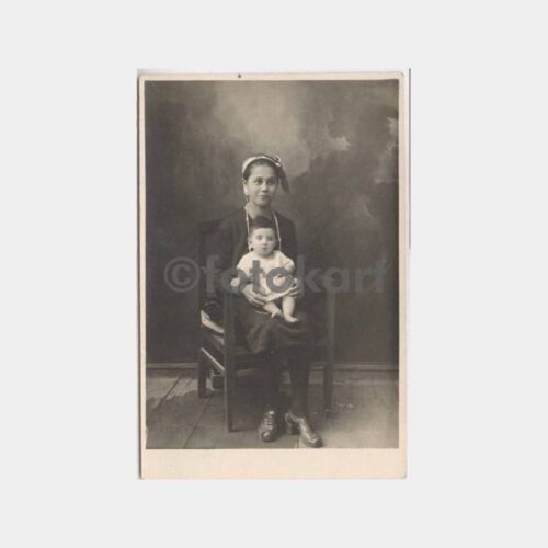 1926 Kadın ve Çocuk Stüdyo Fotoğraf