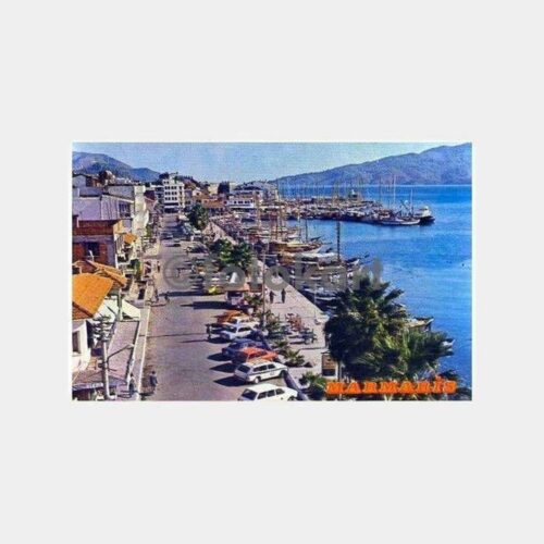 Marmaris Ana Cadde ve Yatlar Kartpostal