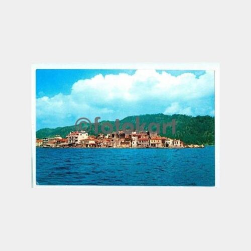 1970 Marmaris Sahilden Görünüş Kartpostal