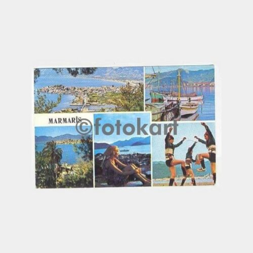 1976 Marmaris Görünüşler Kartpostal