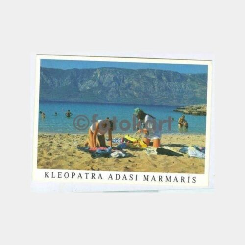 Marmaris Kleopatra Adası Görünüş Kartpostal