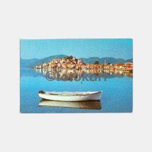 1970 Marmaris Genel Görünüş Kartpostal