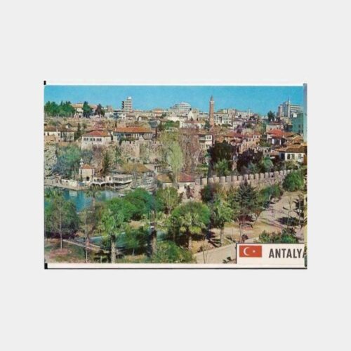 Antalya Limandan Kale Görünüş Kartpostal