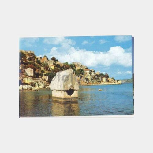 Kaş Antalya Roma Mezarı Görünüş Kartpostal