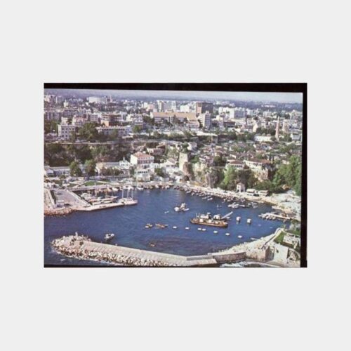 Antalya Yat Limanı Havadan Görünüş Kartpostal
