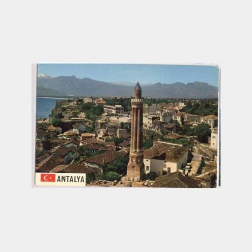 Antalya Yivli Minare Görünüş Kartpostal