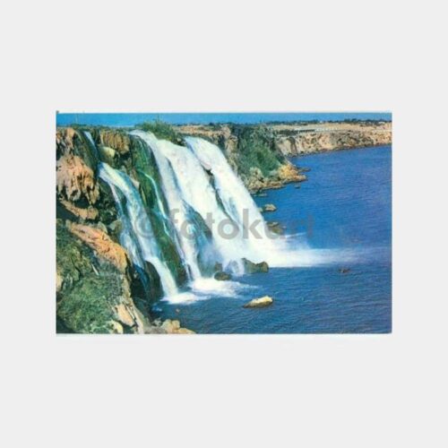 1968 Antalya Düden Şelalesi Görünüş Kartpostal