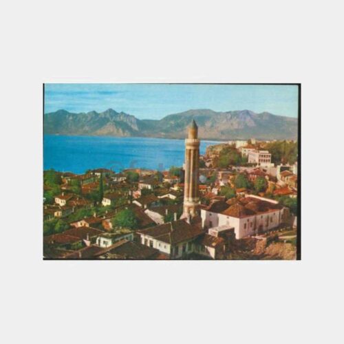 1967 Antalya Genel Görünüş Kartpostal