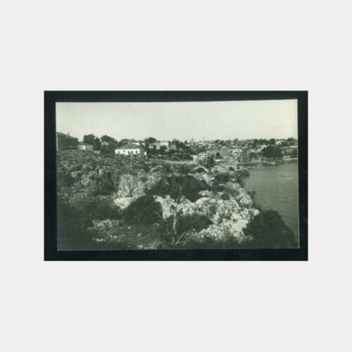 1940 Antalya Kale ve Liman Görünüş Fotokart