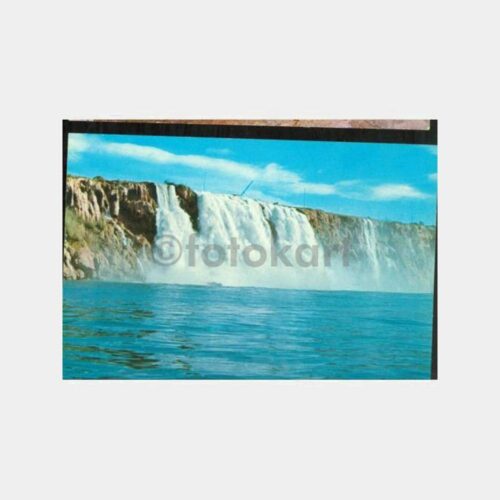1975 Antalya Falez Şelale Görünüş Kartpostal