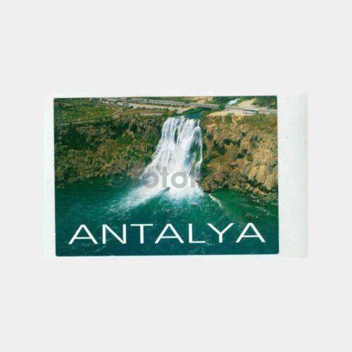 1990 Antalya Düden Şelalesi Görünüş Kartpostal
