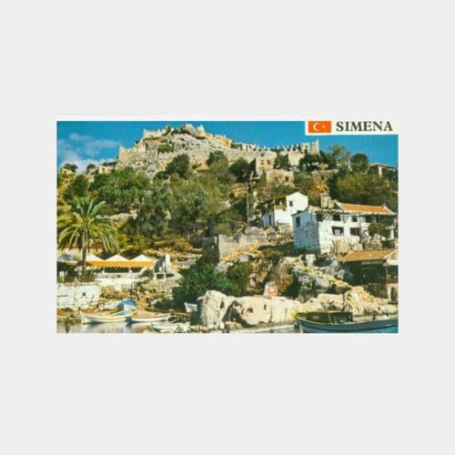 1985 Antalya Simena Kalesi Kartpostal