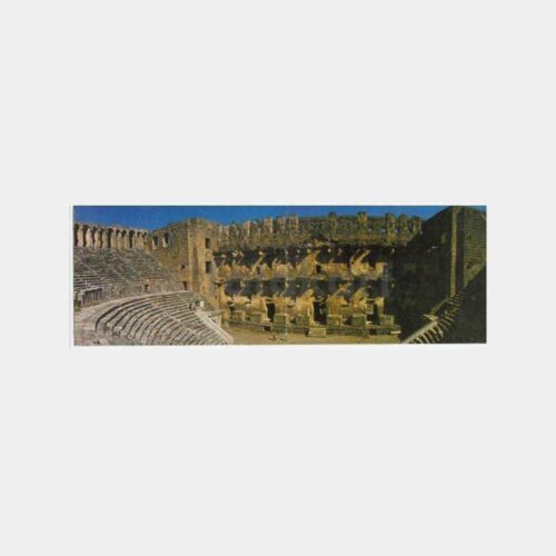 1976 Antalya Aspendos Panoramik Görünüş Kartpostal