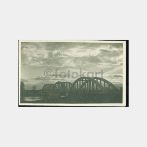 1940 Kızılırmak Bafra Köprüsü Görünüş Kartpostal
