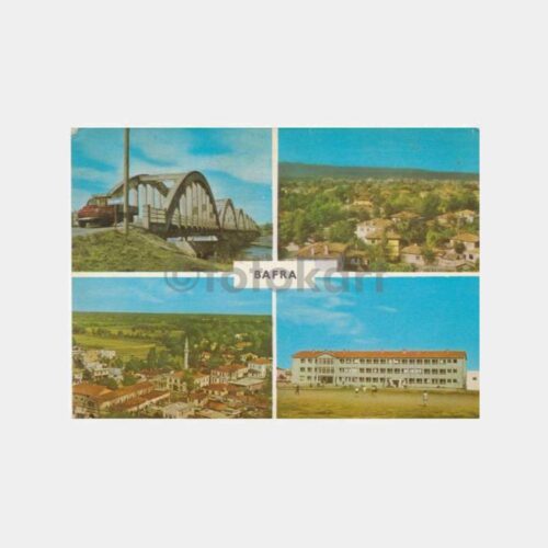 1975 Samsun Bafra 4 Görünüş Kartpostal