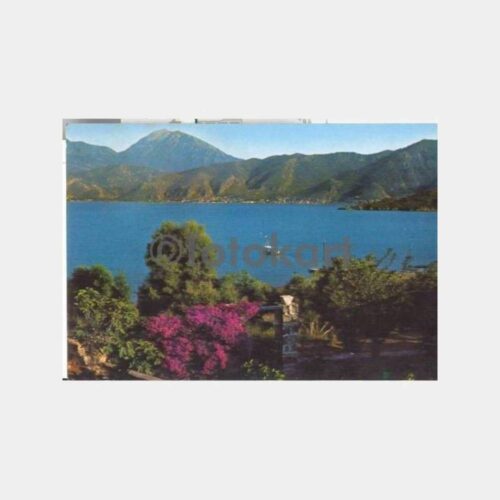 Fethiye Silahşör Adası Görünüş Kartpostal