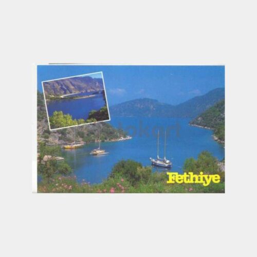 Fethiye Koyları Görünüş Kartpostal