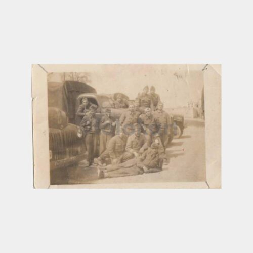 1952 Askeri Araç Kamyon Jeep Konulu Fotoğraf