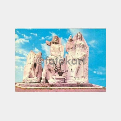 İzmir Agora Müzesi Poseidon ve Demeter Kartpostal