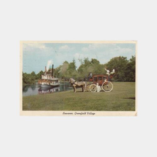 1967 ABD Müze Köyü Greenfield Village Kartpostal