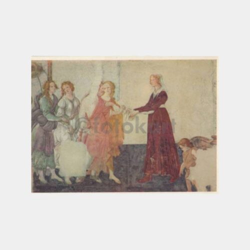 Louvre Müzesi Sanat Botticelli Tablo Kartpostal