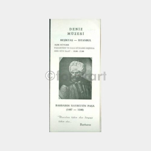 1968 Beşiktaş Deniz Müzesi Broşürü