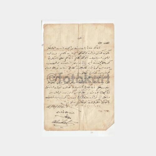 1932 Osmanlıca Mektup