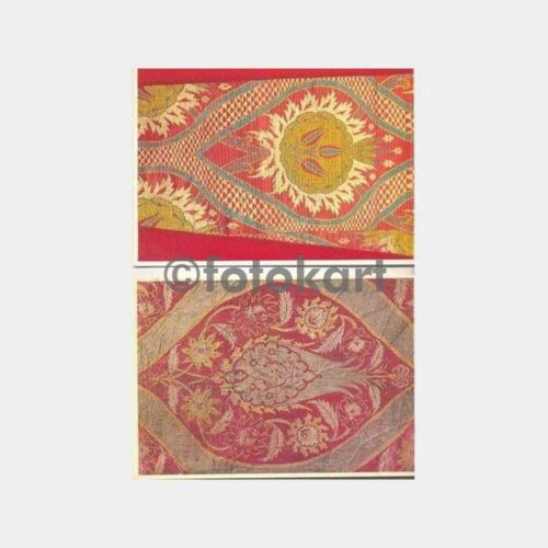 Topkapı Sarayı Kemha Kolluk ve Kumaşları 3 Adet Kartpostal