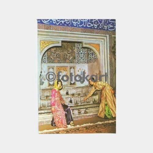 Topkapı Sarayı Harem Folklor Görünüş Kartpostal