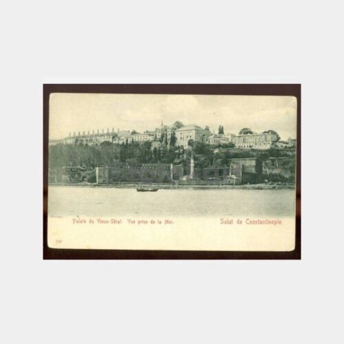 1920 Topkapı Sarayı ve Sarayburnu Görünüş Kartpostal
