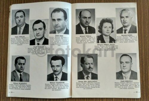 1966 İstanbul Belediye Reisleri ve Belediye Meclisleri Kitapçık - Görsel 2