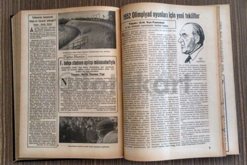 1948-1950 Türkspor Dergisi 80 Sayı (Ciltli) - Görsel 2