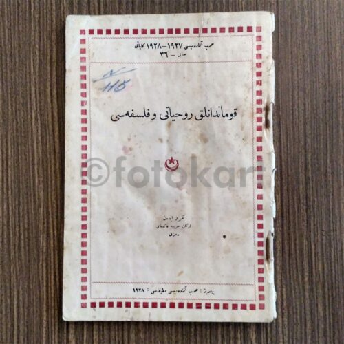 Harb Akademisi 1927-1928 Kumandanlık Ruhiyatı ve Felsefesi