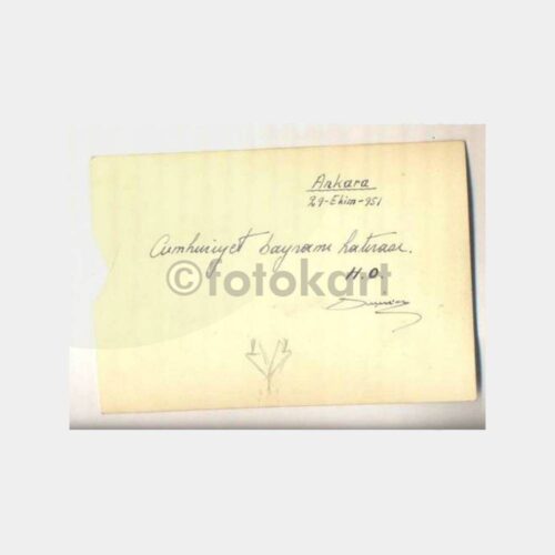 1951 Ankara Harp Okulu Tören Fotoğrafı - Görsel 2