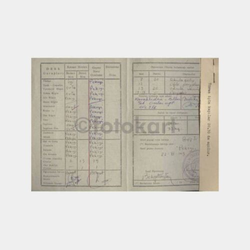 1963 TED Ankara Koleji Karnesi