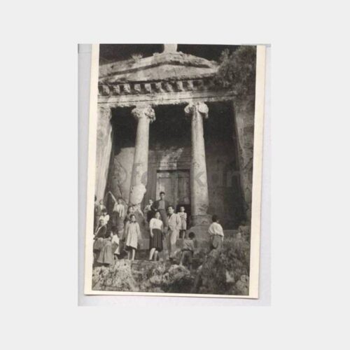 Fethiye Kaya Mezarları Görünüş Eski Fotoğraf