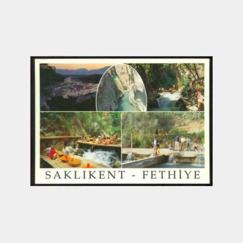 Fethiye Saklıkent Görünüş Kartpostal