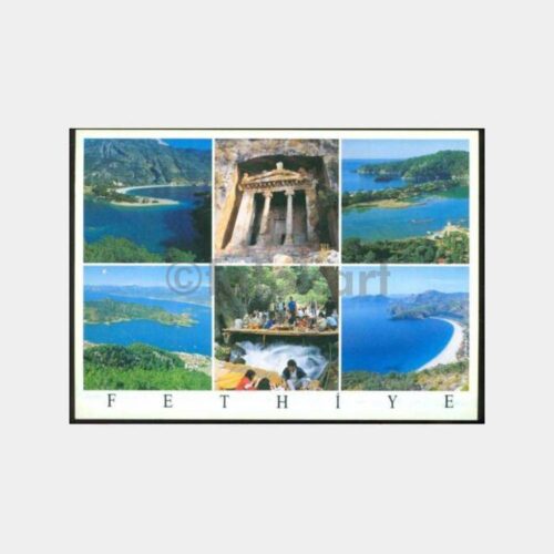 Fethiye Muhtelif Görünüşler Kartpostal