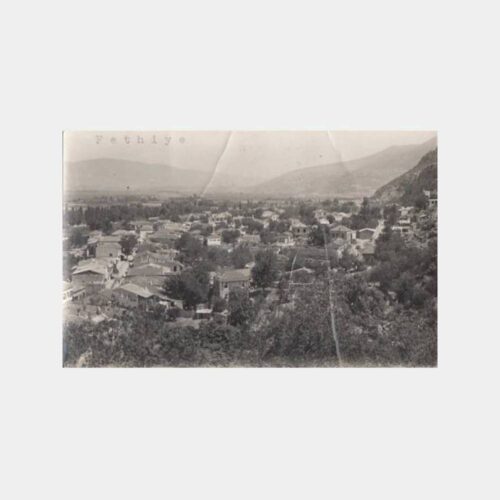 1940 Fethiye Genel Görünüş Kartpostal